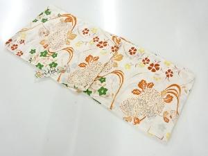 未使用品　流水に菊模様浴衣